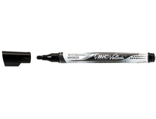 Marcador bic velleda liquid pocket ponta redonda 2,2 mm preto , Bic , 75319 , 3086123304635